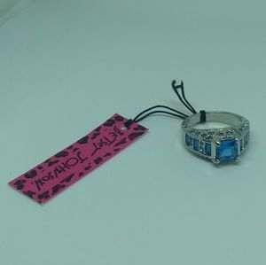 Betsey Johnson Jewelry - BLUE GEMSTONE RING - Betsey Johnson - Cute Fashion Betsey Johnson Jewelry - BLUE GEMSTONE RING - Betsey Johnson - Cute Fashion
